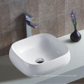 Banheiro Topo montado Faucet único Hole Ceramic Thin Edge Basin